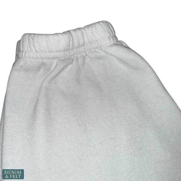 Aviator Nation White Lightning Bolt Sweatpants Small Cozy Loungewear - Picture 7 of 12